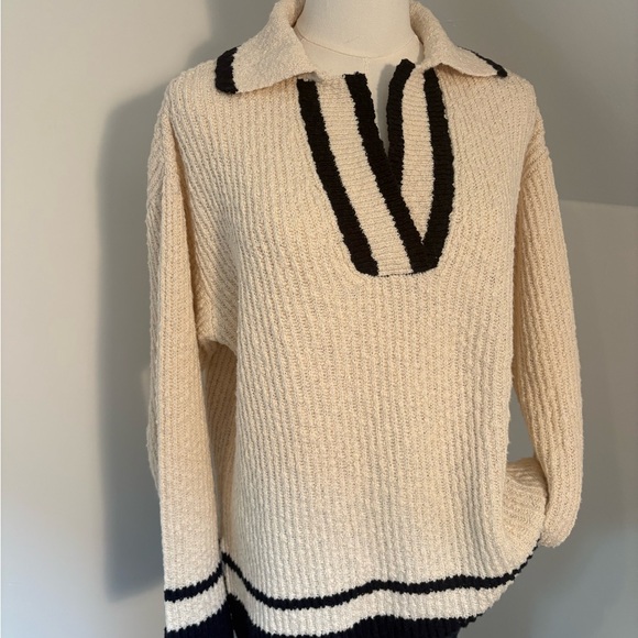 Z Supply Sweaters - Z Supply EUC slouch & oversized Johnny collar sweater